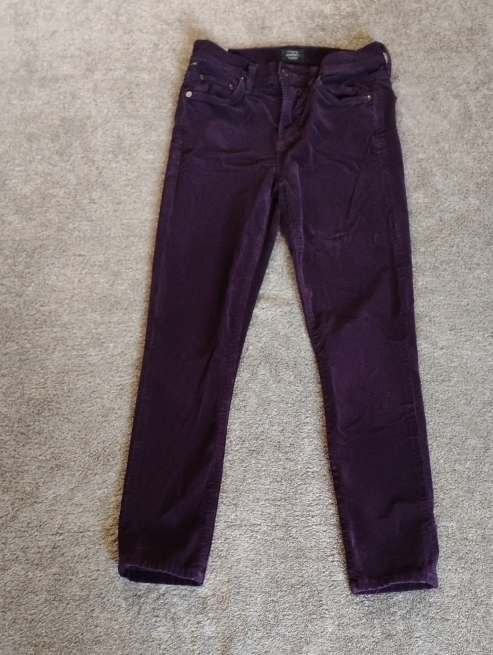 Citizens Of Humanity Rocket Ankle High Rise Skinny Corduroy